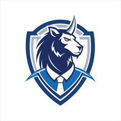 Modern Corporate Animal Silhouette Logo Icon
