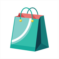 Packaging Die line for Shopping Bag Mockup Design