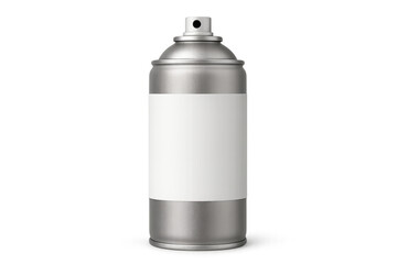 Spray paint can with blank label mockup