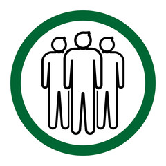 Iconography of People and Groups: Understanding Visual Representation, Visual Symbols for Audience and Community: A Graphic Design Perspective,​The Green Circle Icons: Identifying Individuals and Crow