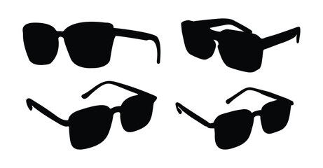 Black optical frame silhouettes design