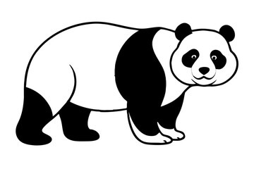 Fototapeta premium Black Panda