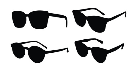 Black modern eye protection goggles package design