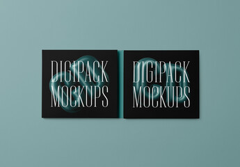 Open CD Digipack Mockup
