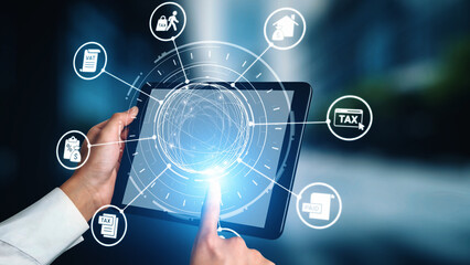 Concept of tax and financial management ensures compliance. This system streamlines tax processes, enhancing financial management for individuals and businesses alike. Gist