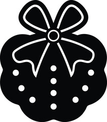 Wreath with bow and dotted decoration vector illustration perfect for seasonal greetings and events background ©  anjalistudio