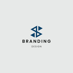 Branding Letter dollar logo template