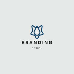 letter logo design element