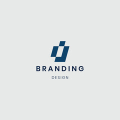 Obraz premium Technology letter i logo design initial vector 