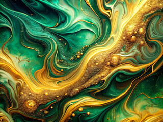 Multicolor paint fluids