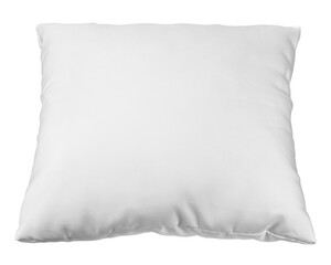 Pillow isolated on white background, full depth of field