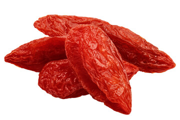 Goji berry, Wolfberry isolated, full depth of field