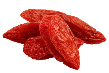 Goji berry, Wolfberry isolated, full depth of field