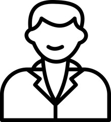 Medium vector icon style