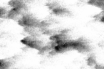 Soft, cloud-like halftone texture with diagonal lines and irregular shading in black on a transparent background.