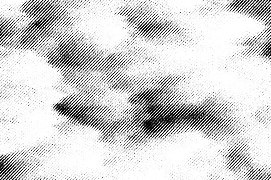 Soft, cloud-like halftone texture with diagonal lines and irregular shading in black on a transparent background.