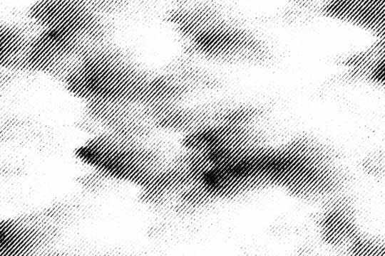 Soft, cloud-like halftone texture with diagonal lines and irregular shading in black on a transparent background.