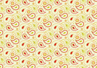 Deco sketching, floral wrapping. Page colours by chic twisted. Fabric boteh a wallpaper india.