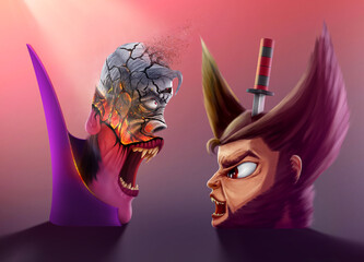 Creative alphabet characters designed with expressive emoji-style emotions &mdash; a fun fusion of letters and faces representing different moods for entertainment and design concepts.