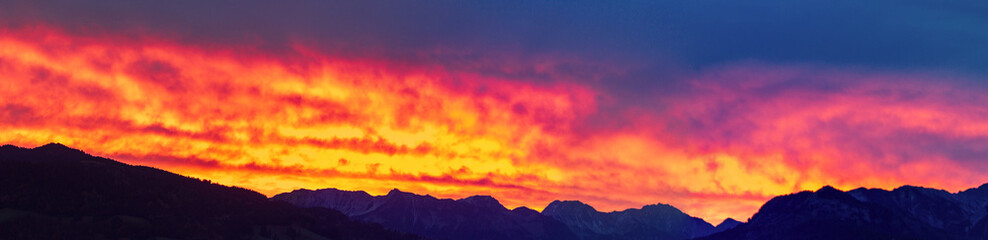 Allgäu - Alpen - Berge - Sonnenaufgang - Gipfel