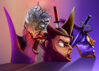 Creative alphabet characters designed with expressive emoji-style emotions &mdash; a fun fusion of letters and faces representing different moods for entertainment and design concepts.