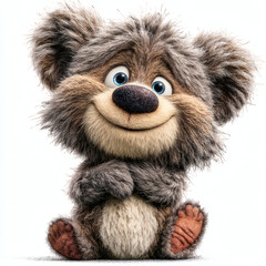 Obraz premium close up of a white pomeranian puppy