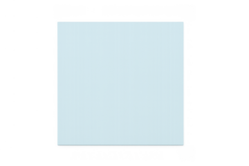 Square light blue translucent glass pane with subtle vertical texture, providing an abstract overlay element. Background is transparent