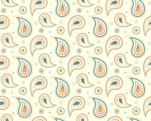 Classic color image to art trend. Draw trendy, paisley fashionable. Fabric rectangle of geometry boteh.