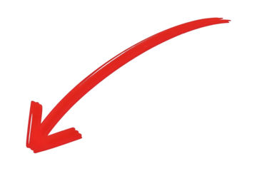 Hand drawn red arrow icon. Vector up arrows. Mark doodle, Mark point icon design collection for business and education design element