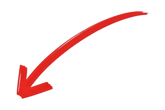 Hand drawn red arrow icon. Vector up arrows. Mark doodle, Mark point icon design collection for business and education design element