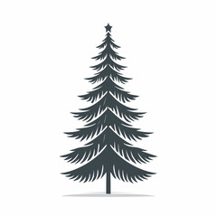 Obraz premium set of fir trees