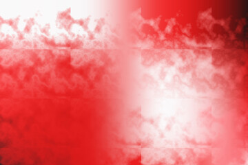 Abstract red and white smoky texture with a gradient effect, creating a dynamic and energetic visual