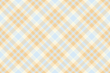 Gentle plaid pattern in pastel hues. Light blue and tan create a soft, versatile texture. Perfect for backgrounds, textiles, or digital designs.