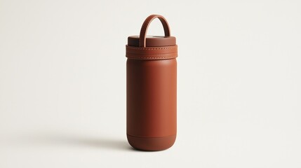 Stylish brown insulated water bottle designed for modern hydration needs in any environment