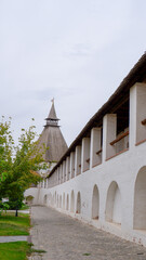 Historic wall tower at Astrakhan Kremlin in the Russian Volga region, a must-visit cultural landmark in southern Russia.