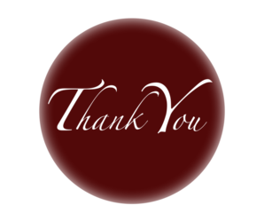 Thank you calligraphy PNG, no background
