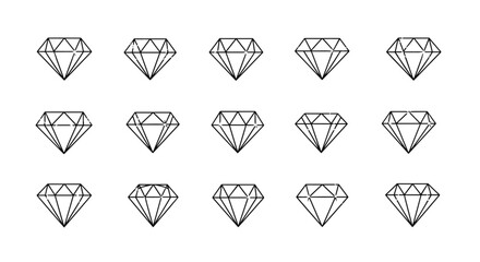 A striking wireframe illustration of a diamond, presented in a grid formation against a stark black background, showcasing the geometric facets and crystalline structure of the precious gemstone in a