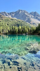 Lagh da Saoseo is a mountain lake at an altitude of 2,029 meters above sea level in Val da Camp in the municipality of Poschiavo in the Swiss canton of Graubünden. 