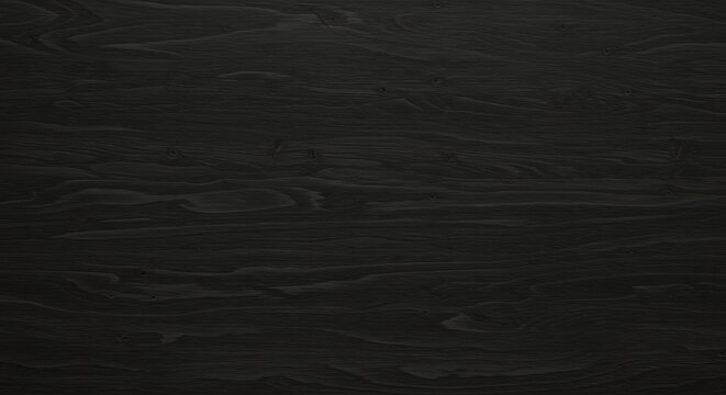 Aged Ebony Wood Tabletop Black Grey Streaks Matte Finish
