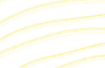 Hand made Abstract yellow watercolor brush strokes simple design element Transparent PNG