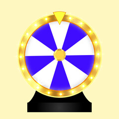Wheel of fortune Lucky Spin Wheel Vector Illustration