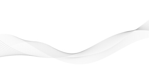 Abstract wave blend lines on transparent background. Design for banner, wallpaper, background and many more.	