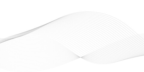 Abstract wave blend lines on transparent background. Design for banner, wallpaper, background and many more.	