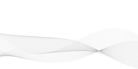 Abstract wave blend lines on transparent background. Design for banner, wallpaper, background and many more.	