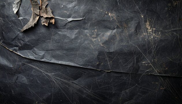Dark paper texture background &mdash; rough paper surface with visible fibers and subtle stains, creating a natural, aged, tactile appearance. Ideal for design, art, illustration, vintage, scrapbooking, pac