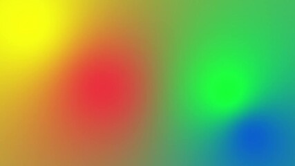 A soft, colorful, abstract gradient animation. This seamless, looping, blurred background with primary colors is perfect for presentations or vibrant, aesthetic visuals.
