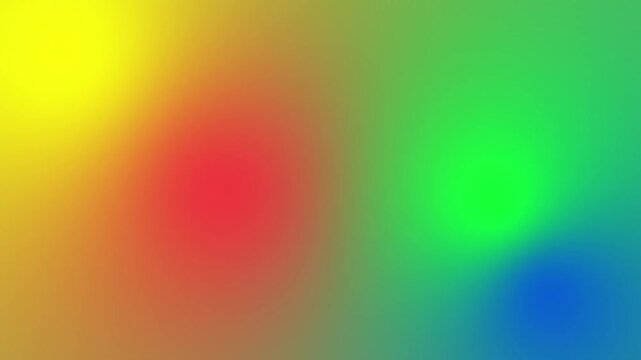 A soft, colorful, abstract gradient animation. This seamless, looping, blurred background with primary colors is perfect for presentations or vibrant, aesthetic visuals.