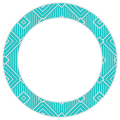 patterned pueblo indian style turquoise colored ring frame