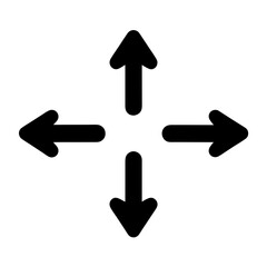 Directional indicators showing movement in up, down, left, and right directions