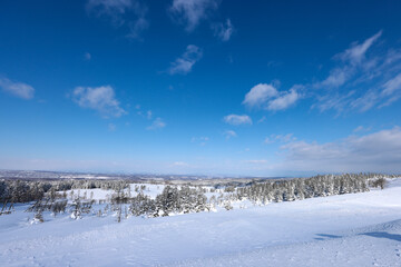 冬晴れの美幌峠